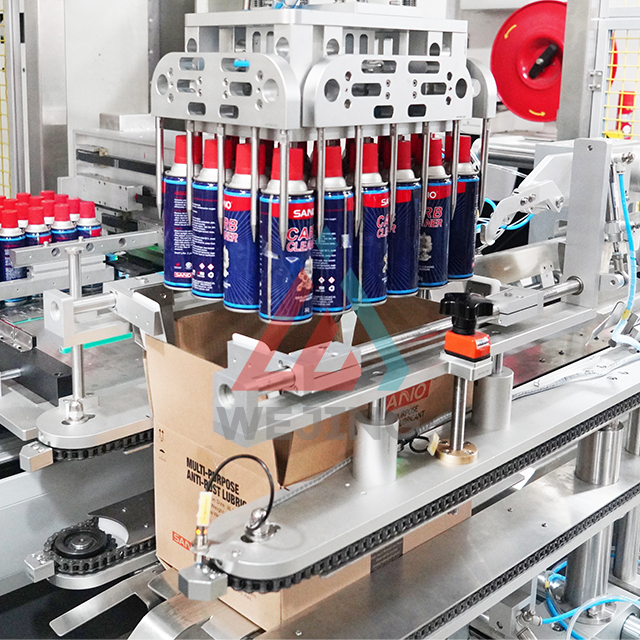 علبة تعبئة زجاجة الهباء الجوي 