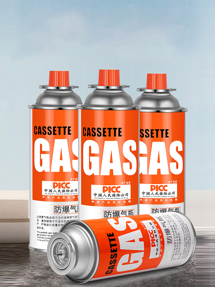أسطوانة غاز مقاومة للانفجار مصنوعة من آلة تعبئة غاز الخرطوشة
