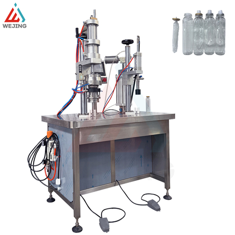 WJERZ-650 SEMI AIMITATIAL AEROSOL BOV Aerosol ملء وآلة الشقوق الخارجي