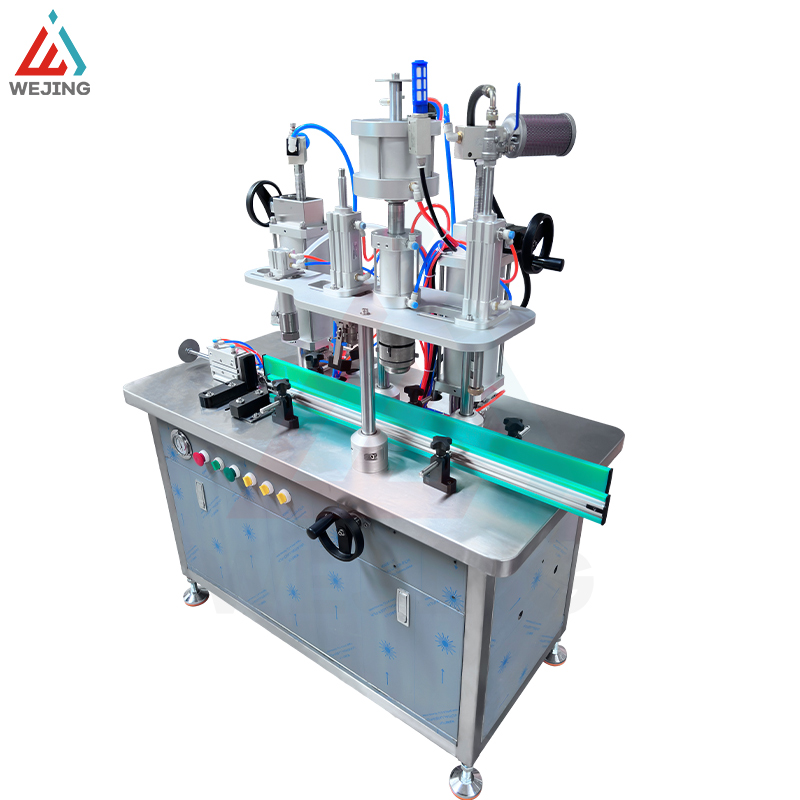 4 في 1 نصف أوتوماتيك آلي ملء آلة الرذاذ الهباء الجوي آلة ملء