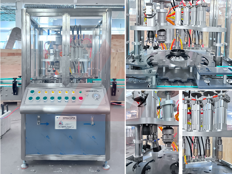 تفاصيل الصورة-آلة تعبئة وختم غاز الأيروسول