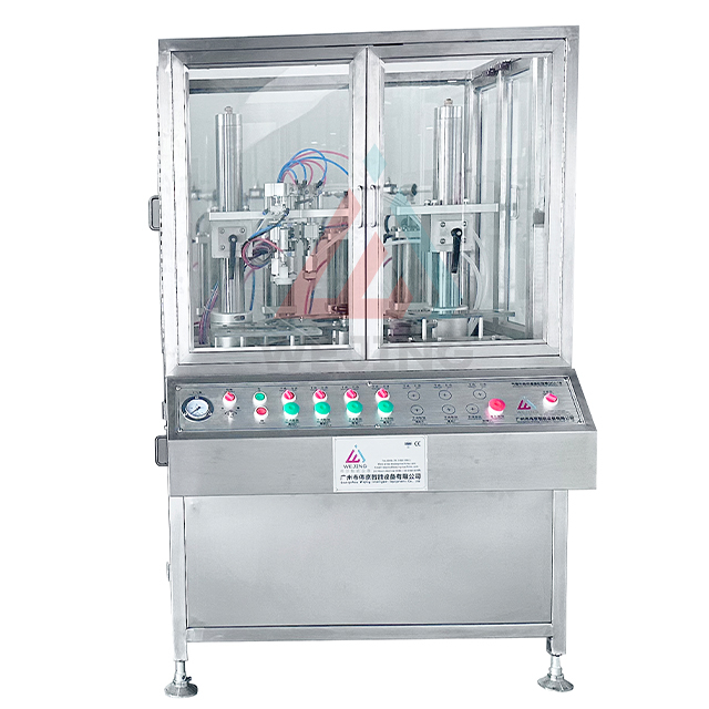 ماكينة تعبئة رذاذ الهباء الجوي الأوتوماتيكية معدات الهباء الجوي للبيع