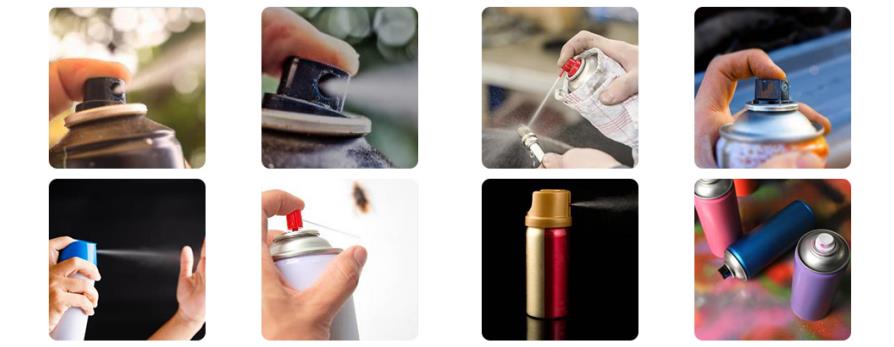 رش منتجات طلاء الأيروسول