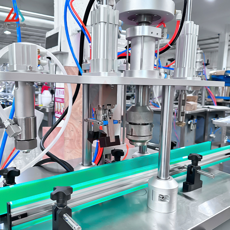 4 في 1 نصف أوتوماتيك آلي ملء آلة الرذاذ الهباء الجوي آلة ملء