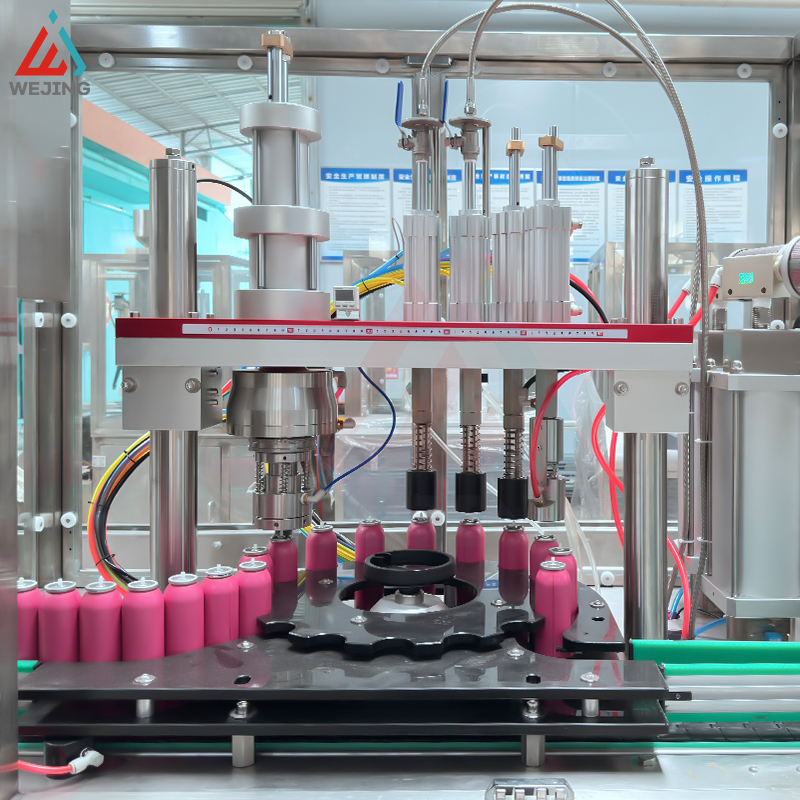 آلة تعبئة الأيروسول الكهربائية الأوتوماتيكية WJER-30 مع وظيفة الرفع التلقائي