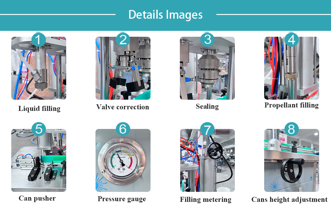 4 في 1 آلة ملء الهباء الجوي