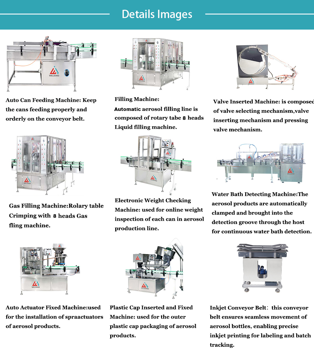 آلة تعبئة الأيروسول عالية السرعة QGJ150