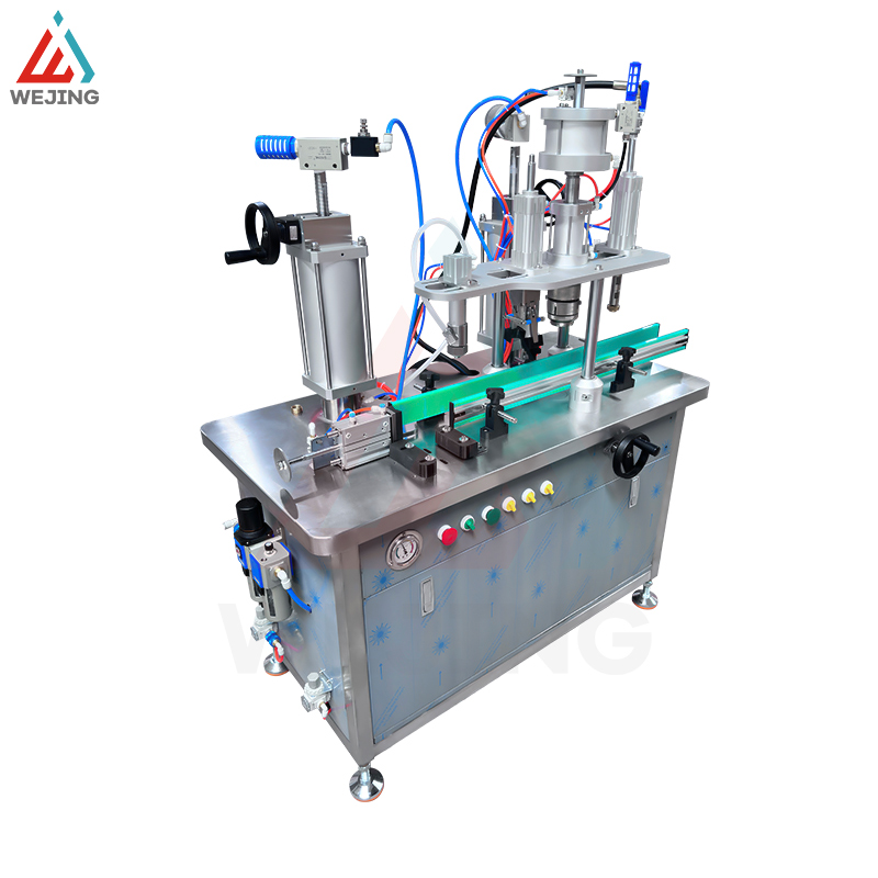 4 في 1 نصف أوتوماتيك آلي ملء آلة الرذاذ الهباء الجوي آلة ملء